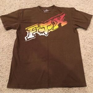 Fox Racing Brown T shirt size medium